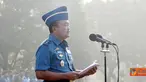 Citizen6, Jakarta: Panglima TNI Laksamana TNI Agus Suhartono selaku Inspektur Upacara memberikan amanat pada upacara Bendera Tujuh Belas. (Pengirim: Badarudin Bakri)