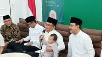 Ketua Umum Pengurus Besar Nahdlatul Ulama (PBNU), Yahya Cholil Staquf atau Gus Yahya. (Liputan6.com/Dian Agustini)