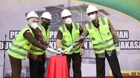 Danny Hadiri Ground Breaking Pembangunan Kajari Makassar