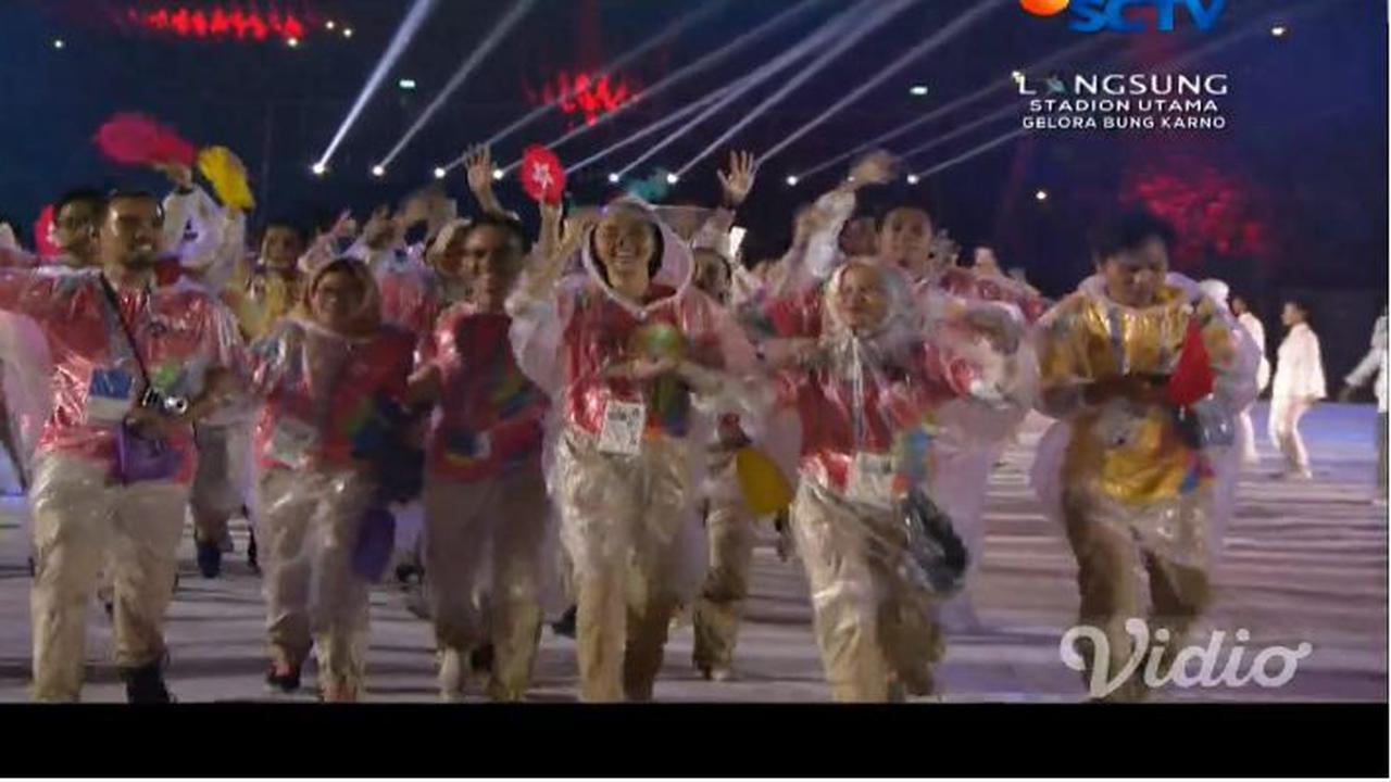 Volunteer Asian Games 2018 di closing ceremony