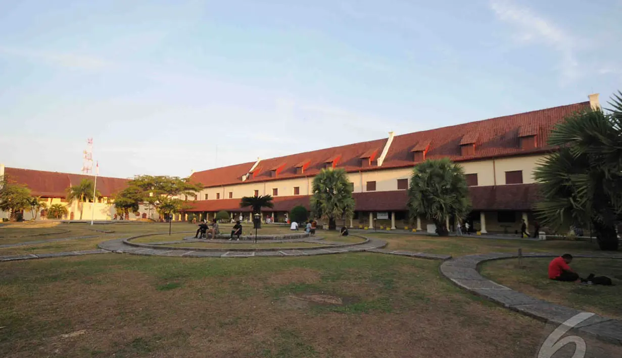Letak benteng ini berada di pinggir pantai sebelah barat Kota Makassar, Sulawesi Selatan. Foto diambil pada Jumat (9/5/2014) (Liputan6.com/Herman Zakharia)