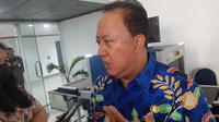 Kepala Dinas Tenaga Kerja, Transmigrasi dan Energi (Disnakertransgi) DKI Jakarta Hari Nugroho berbicara soal aduan THR. (Merdeka.com/ Lydia Fransisca)