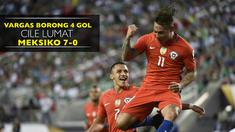 Eduardo Vargas berhasil mencetak 4 gol ke gawang Meksiko dan membuat Cile berhasil masuk ke semifinal Copa America 2016.