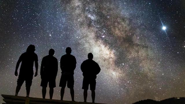Ilustrasi malam hari, Milky Way, Galaksi Bima Sakti