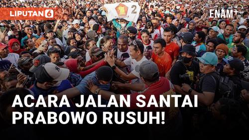 VIDEO: Acara Jalan Santai Gerindra di Jayapura Rusuh!