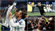 Foto kolase Gareth Bale.&nbsp;(AP Photo/Manu Fernandez/Pavel Golovkin/Marcio Jose Sanchez)