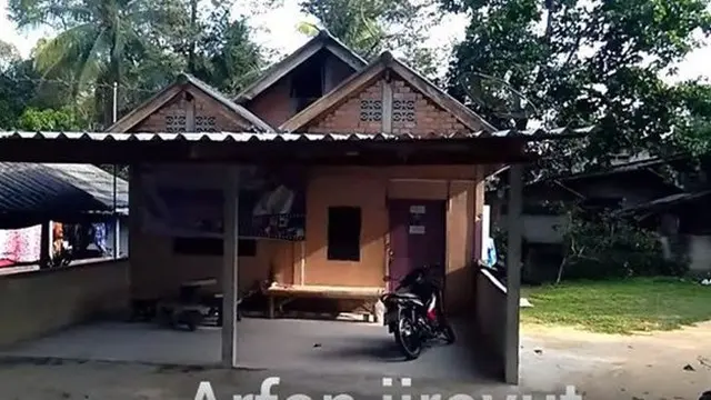 Rumah Jirayut di kampung halaman (YouTube/Arfan Jirayut)