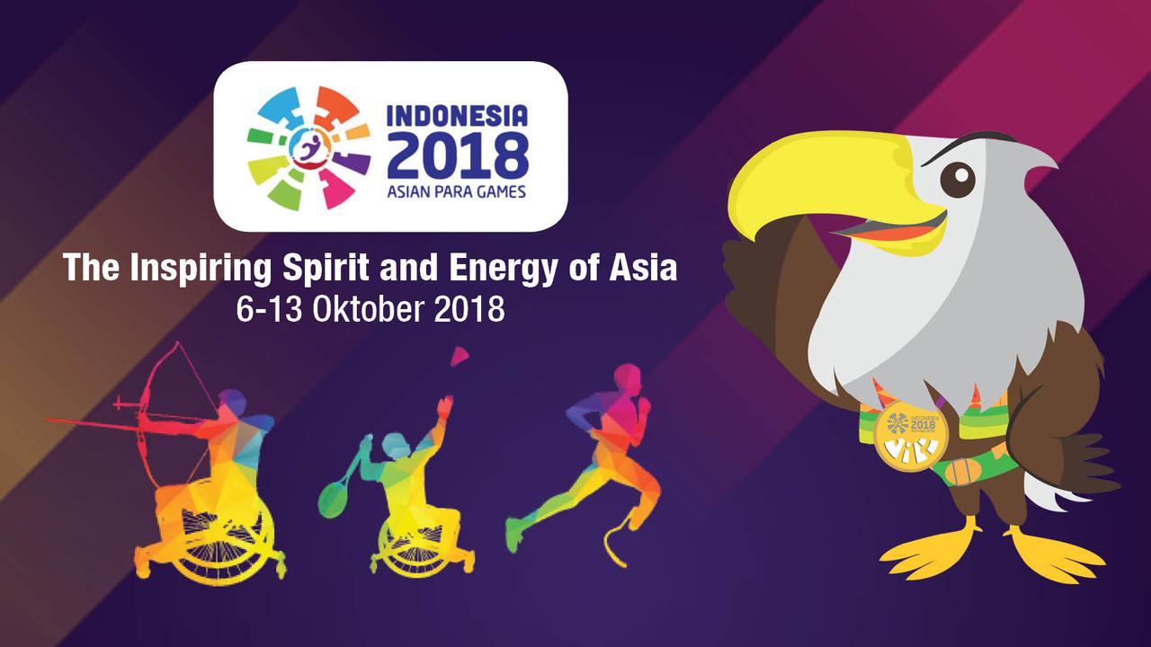 Banner Asian Para Games 2018