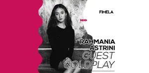 Rahmania Astrini jadi bintang tamu coldplay
