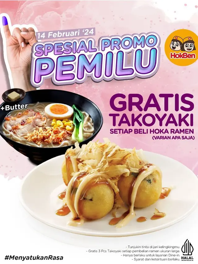 20 Promo Pemilu 2024, Jangan Golput Biar Dapat Banyak Diskon