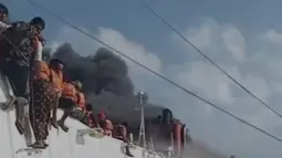 Kronologi Kebakaran Kapal Mutiara Sentosa 2