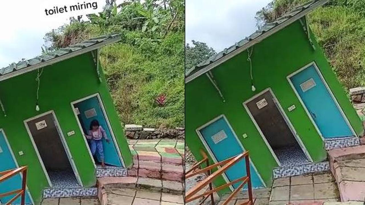 Viral Penampakan Toilet Miring di Tempat Wisata Ini Bikin Geleng Kepala