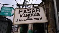 Pasar Kambing di Tanah Abang. Dok: Tommy Kurnia/Liputan6.com