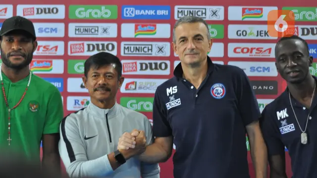 Milomir Seslija dan Indra Sjafri
