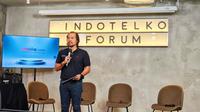 Pendiri IndoTelko Forum Doni Ismanto Darwin. (Liputan6.com/Labib Fairuz)