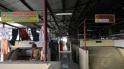Pasar Blok G Tanah Abang tampak selalu sepi pembeli sejak diresmikan 2 September 2013 silam (Liputan6.com/Johan Tallo)