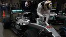 Lewis Hamilton juga sudah mengoleksi 7 podium di balapan F1 musim 2016. (AFP/Vanderlei Almeida)