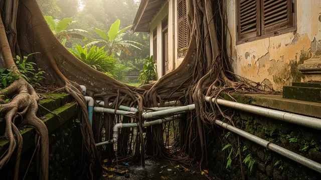 3 Cara Mencegah Akar Pohon Merusak Pipa Rumah Sebelum Terlambat