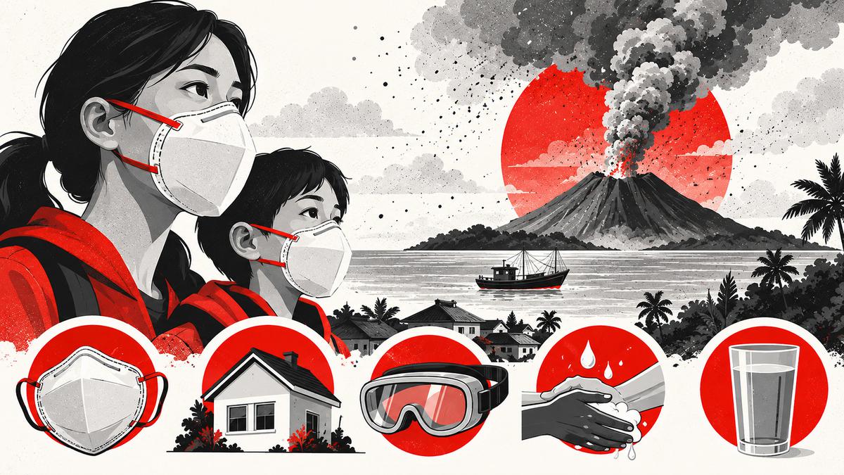 Infografis: Tips Hadapi Abu Vulkanik Anak Krakatau