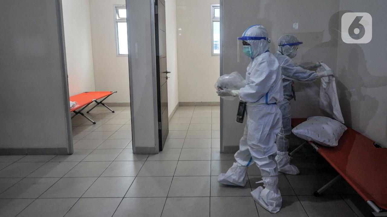 FOTO: Rusun Nagrak Mulai Dihuni Pasien OTG COVID-19