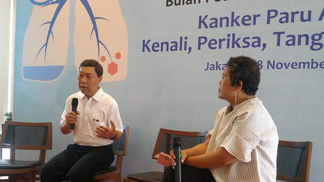 Marchadi, Penderita Kanker Paru