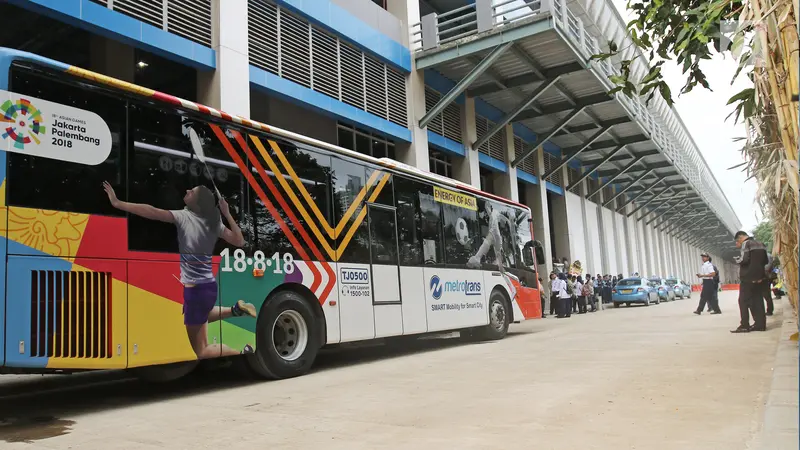 Bus Metrotrans Terintegrasi Kereta Bandara