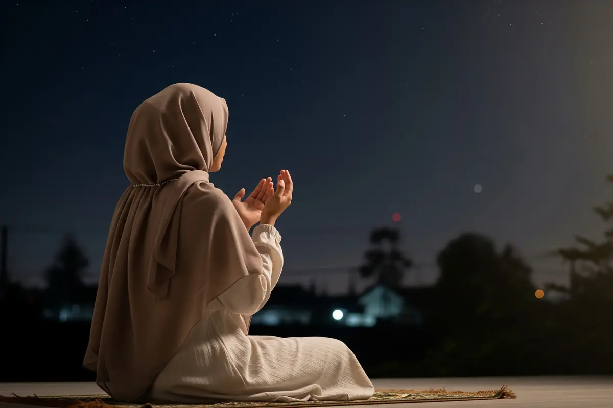 Ilustrasi Niat Puasa Syawal/Gemini AI