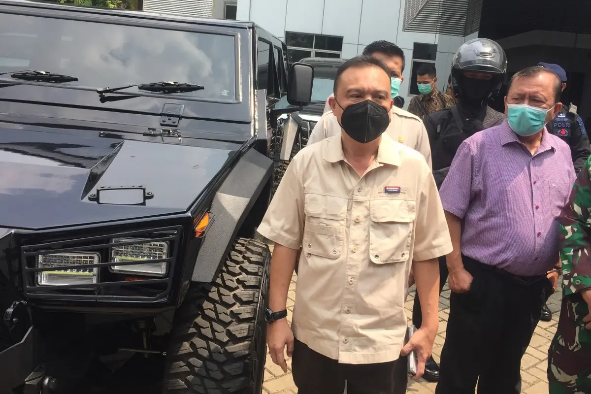 Wakil Ketua DPR RI Sufmi Dasco di RSDPAD Jakarta, Rabu (14/4/2021).