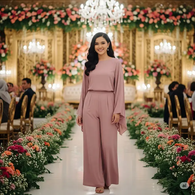Baju Kondangan di Gedung Pernikahan. Foto: Gemini