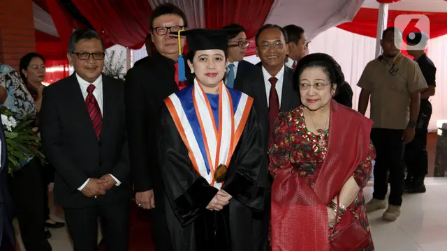 Megawati hingga JK Hadiri Penganugerahan Doktor HC Puan Maharani