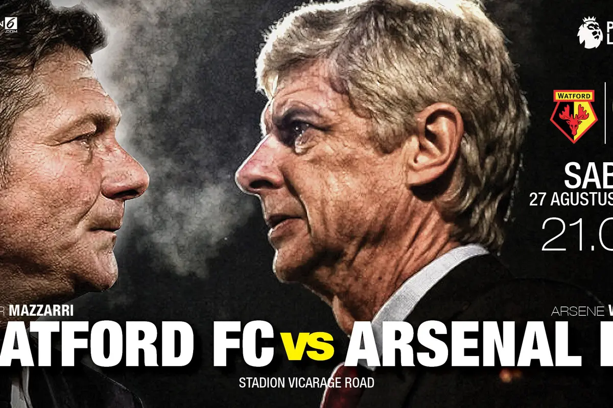  Prediksi Watford FC vs Arsenal FC
