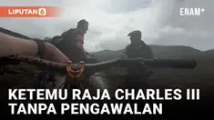 Lagi Asik Bersepeda, Tiba-Tiba Ketemu Raja Charles III Jalan Sendiri Tanpa Pengawalan