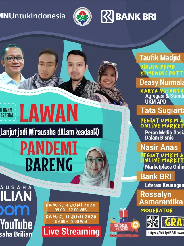 BRI Beri Pelatihan Virtual Standarisasi Produk APD