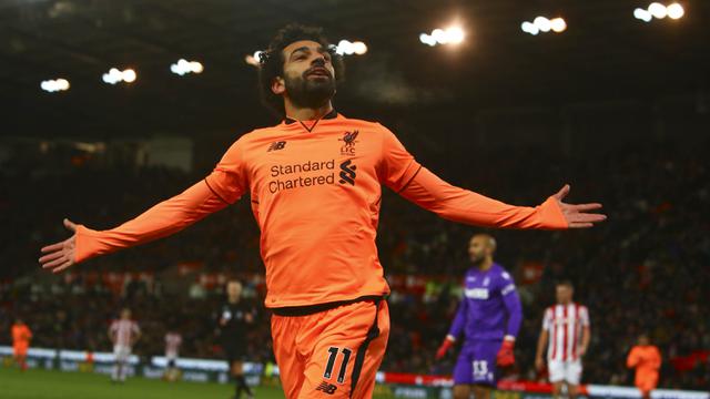 FOTO: Mohamed Salah Memukau, Liverpool Gulung Stoke