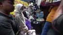 Peningkatan signifikan jumlah calon penumpang hingga 100% dibandingkan hari biasa.