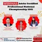 Dalam rangka memeriahkan HUT Kemerdekaan RI ke-76 Masyarakat Ilmu Pemerintahan Indonesia (MIPI) menggelar Webinar Adobe Certified Professional National Championship 2021.