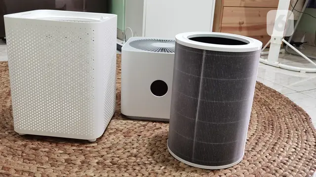 Filter  HEPA pada Mi Air Purifier 3C. Liputan6.com/Iskandar