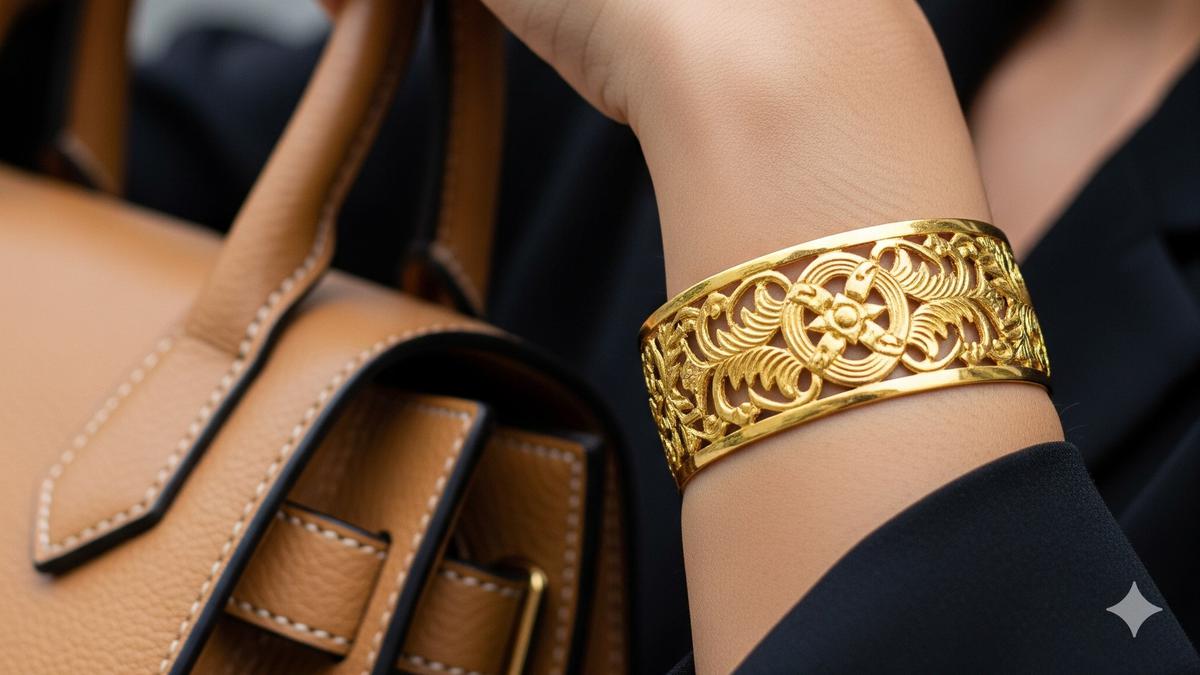 15 Gelang Klasik Emas 24 Karat 20 Gram, Instrumen Investasi yang Estetik