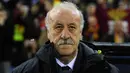 <p>Vicente Del Bosque. Pelatih yang kini berusia 71 tahun dan terakhir membesut Timnas Spanyol mulai 2008 hingga 2016 ini meraih dua trofi Liga Champions bersama Real Madrid di periode ketiganya menangani Los Blancos mulai November 1999 hingga Juni 2003. Trofi pertama diraihnya di musim 1999/2000 dan yang kedua di musim 2001/2002. Di level domestik, ia mampu membawa Real Madrid dua kali juara La Liga di musim 2000/2001 dan 2002/2003. (AFP/Javier Soriano)</p>