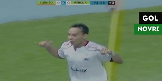 VIDEO: Gol Dramatis Novri Setiawan untuk Persija