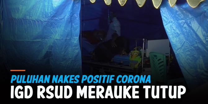 VIDEO: Puluhan Nakes Positif Corona, IGD RSUD Merauke Tutup