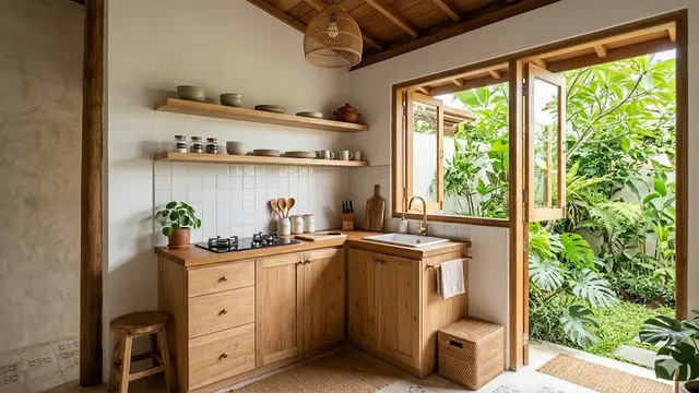Model Dapur Terbuka 2x2 yang Tetap Lega Meski di Pojok Rumah