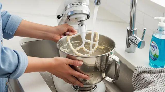 Trik Ampuh Menghilangkan Sisa Mentega di Mixer dan Spatula Sampai Kesat (Image by Gemini AI)