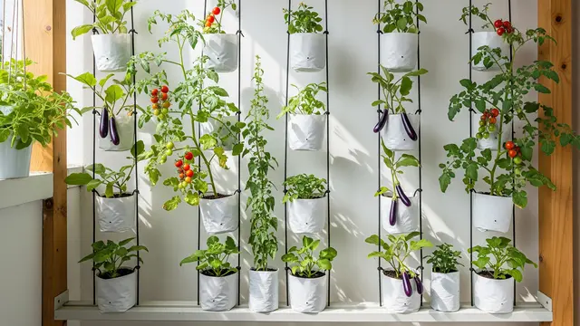 Model Kebun Polybag untuk Tomat dan Terong