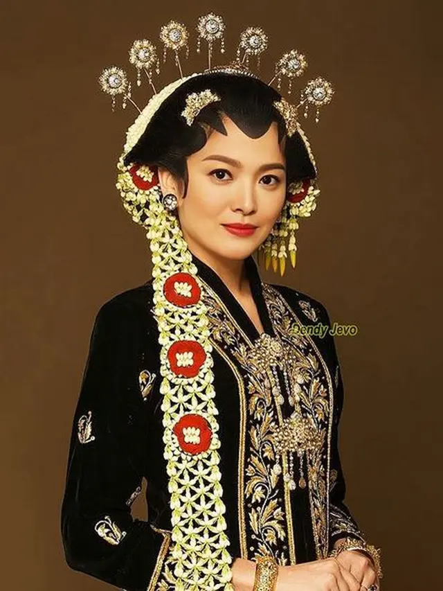 6 Editan Foto Jika Seleb Dunia Pakai Baju Tradisional Indonesia, Tampak Unik