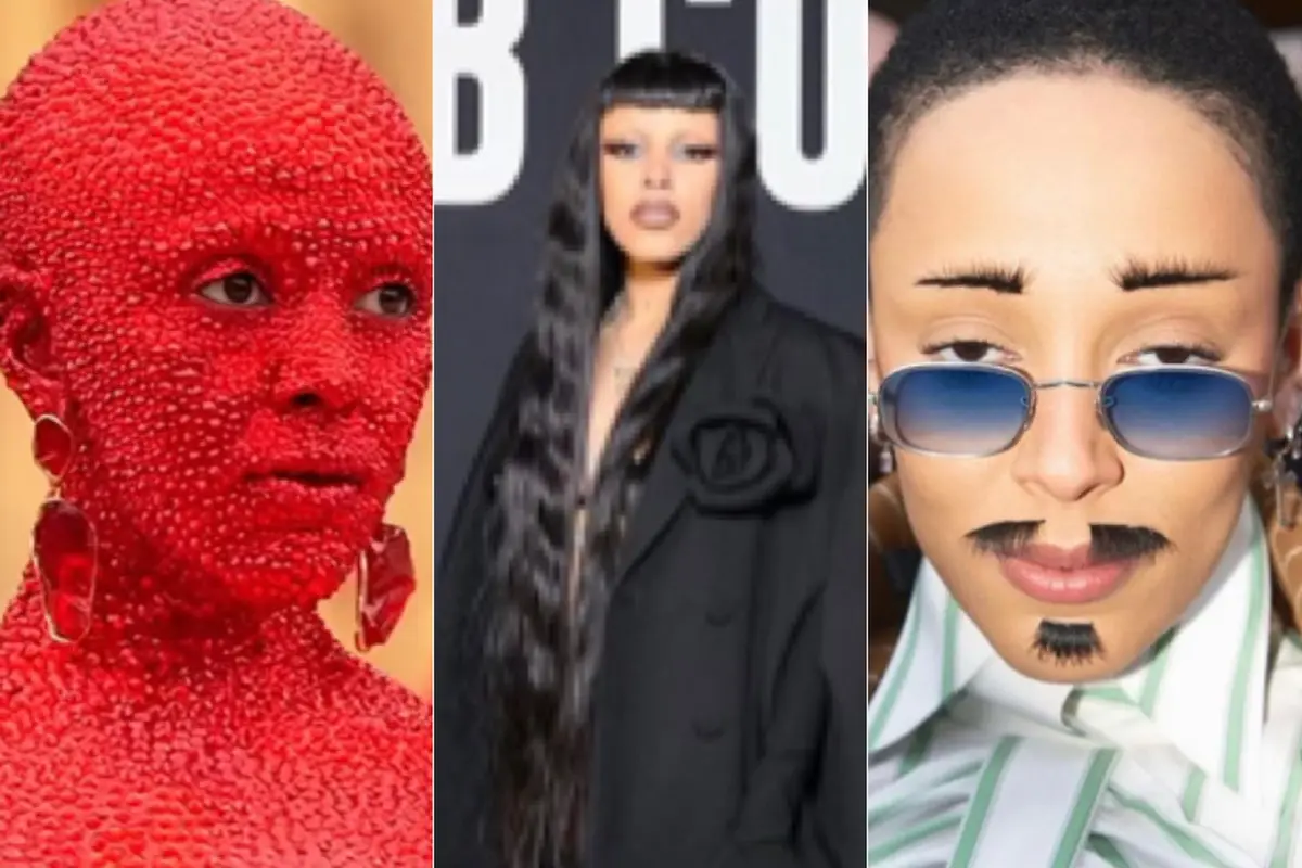 Gaya Nyeleh Doja Cat di Paris Fashion Week 