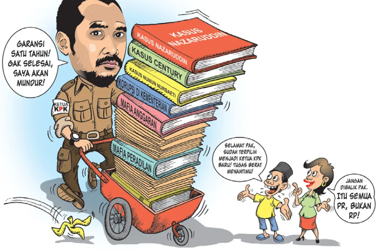 Meme Kocak  Pimpinan KPK Abraham Samad 