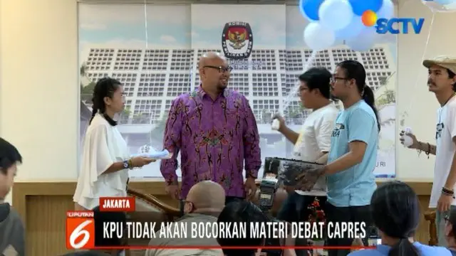 KPU Pastikan Tak Ada Bocoran Pertanyaan dari Panelis Pada Debat Capres