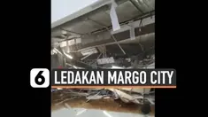 Ledakan besar terjadi di Mal Margo City kota Depok Jawa Barat Hari Sabtu (21/8) sore. Salah satu bangunan restoran di lantai satu rusak berantakan akibat ledakan ini.