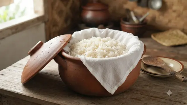 Cara Menyimpan Nasi Hangat Tanpa Rice Cooker